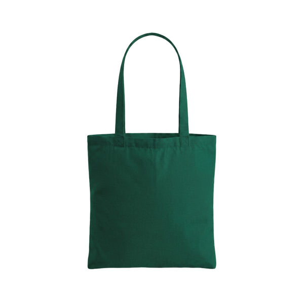 Pullonvihreä premium-kangaskassi 38 × 42 cm (200 g/m²)