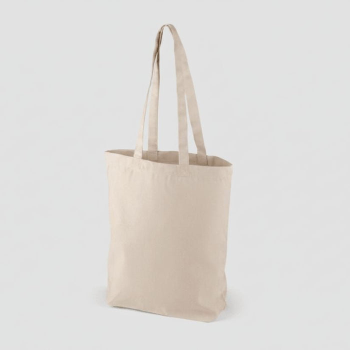 Cotton Tote Bags with Bottom Gusset and Custom Print, 220 g/m²