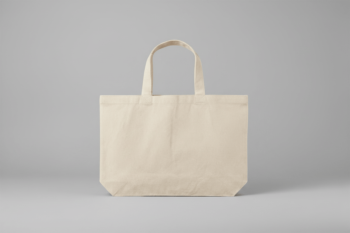 Grands tote bags en coton personnalisés, 220 g/m²