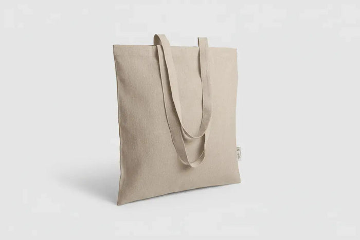 Recycled & Organic Tote Bags with Custom Print, 38x42 cm, 140 g/m²