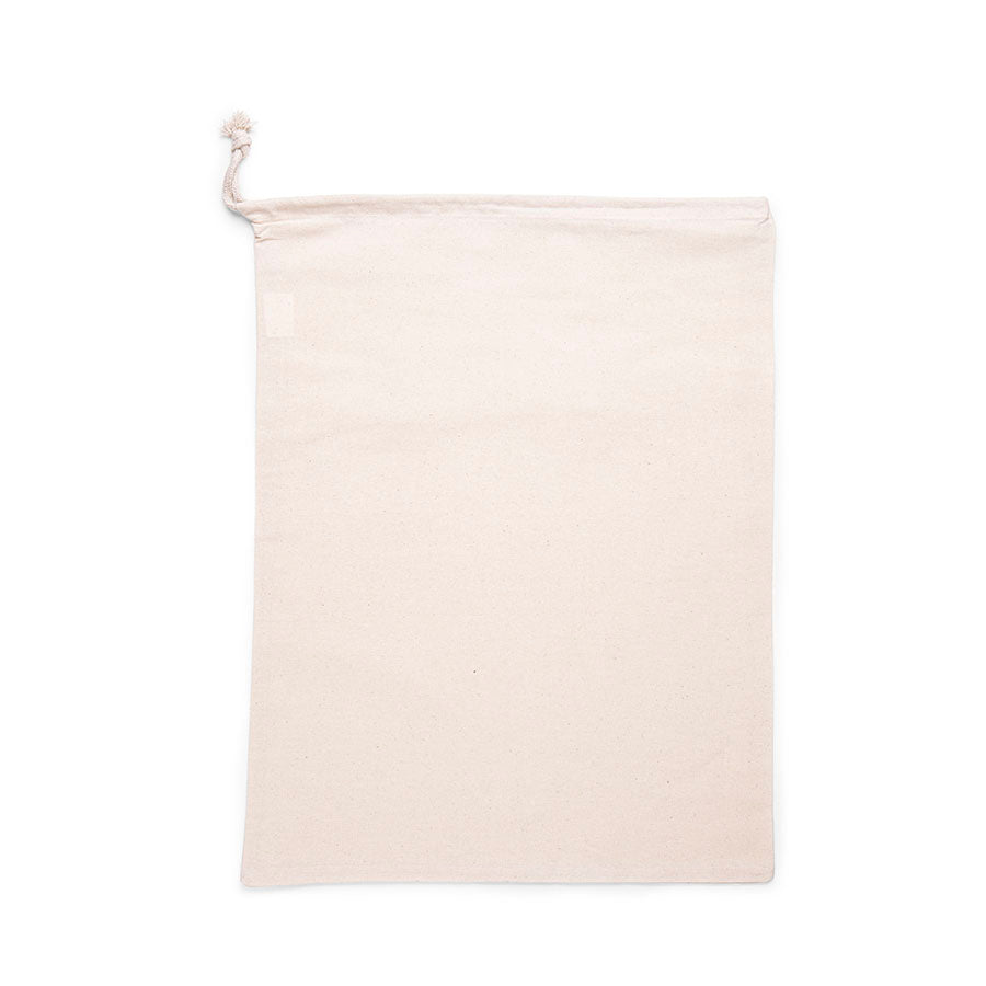Nahaufnahme eines Jutebeutels mit einseitigem Kordelzug, 140 g/m²