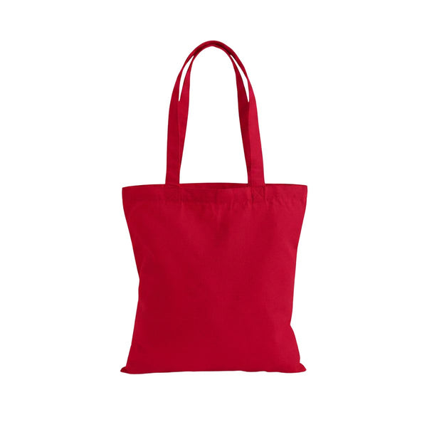 Klassinen punainen premium-kangaskassi 38 × 42 cm (200 g/m²)