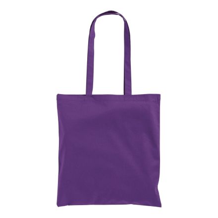 Violet Cotton Tote Bag with Custom Logo Print, 100% Cotton, 200 g/m², 38 x 42 cm – image 3