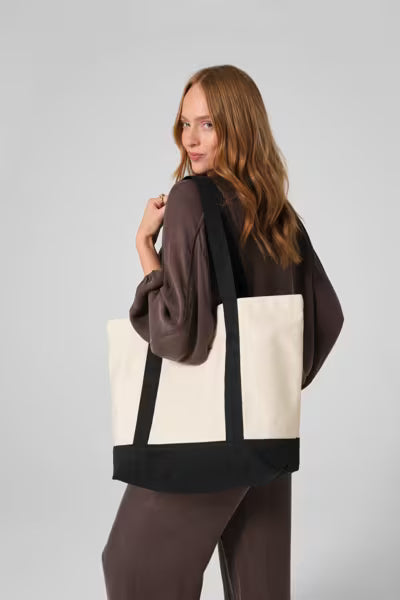 W804 EarthAware Bio-Varsity-Shopper, 407 g/m², Natur, Produktfoto für den Onlineshop