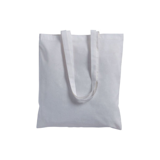 Valkoinen kangaskassi omalla logopainatuksella, 100 % puuvillaa, 200 g/m², 38 x 42 cm – kuva 2