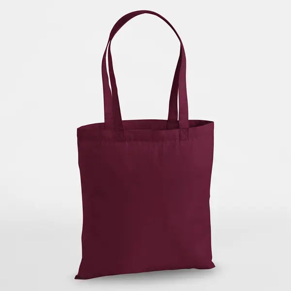 Burgundy Red Premium Cotton Tote Bag 38 × 42 cm (200 g/m²) – image 1