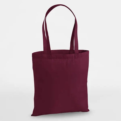 Burgundy Red Premium Cotton Tote Bag 38 × 42 cm (200 g/m²) – image 1