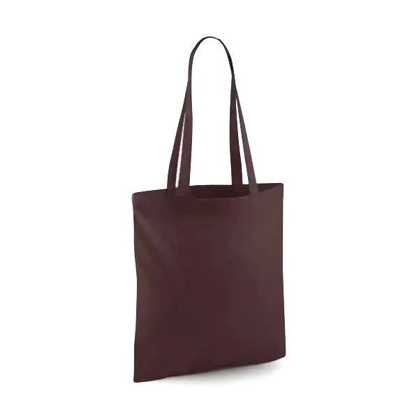 Shopper in Cotone Classica Marrone Cioccolato 38 × 42 cm (140 g/m²)