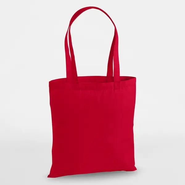 Bolsa de tela de algodón premium rojo clásico 38 × 42 cm (200 g/m²) – imagen 1