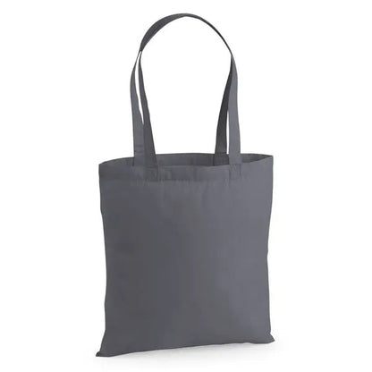 Bolsa de tela de algodón premium gris grafito 38 × 42 cm (200 g/m²) – imagen 1