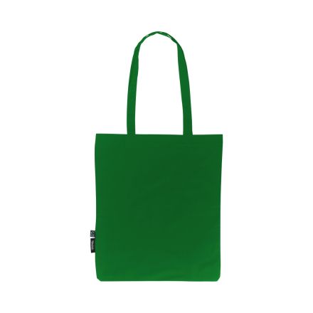 Tote bag léger en coton biologique Vert 120 g/m² avec impression logo personnalisée