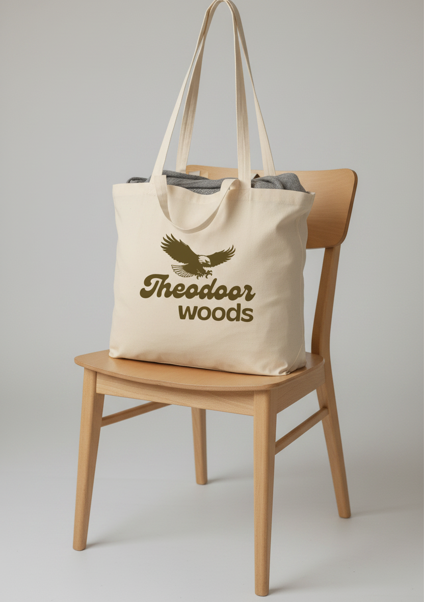 Naturel - tote bag horizontal à double anse avec impression de logo (340 g/m², 38×42 cm, soufflets latéraux et soufflet de fond)