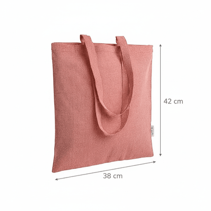 Red Mélange Recycled Tote Bag 38 × 42 cm (140 g/m²) – image 2