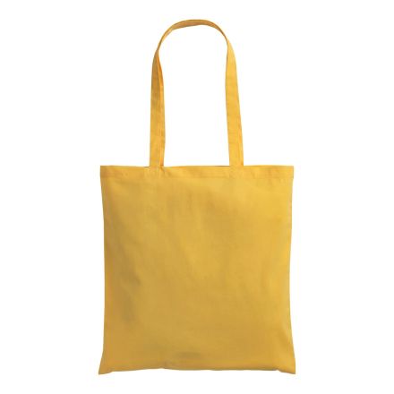 Gul tygkasse i bomull med eget logotryck, 100 % bomull, 200 g/m², 38 x 42 cm – bild 3